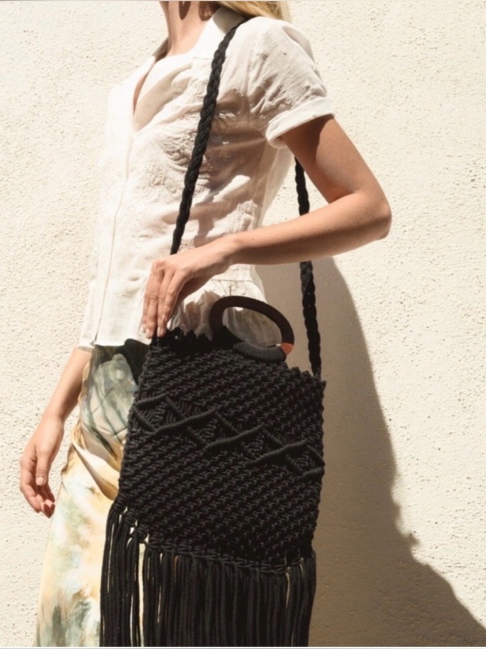Daniel Nicole Macrame Crossbody
